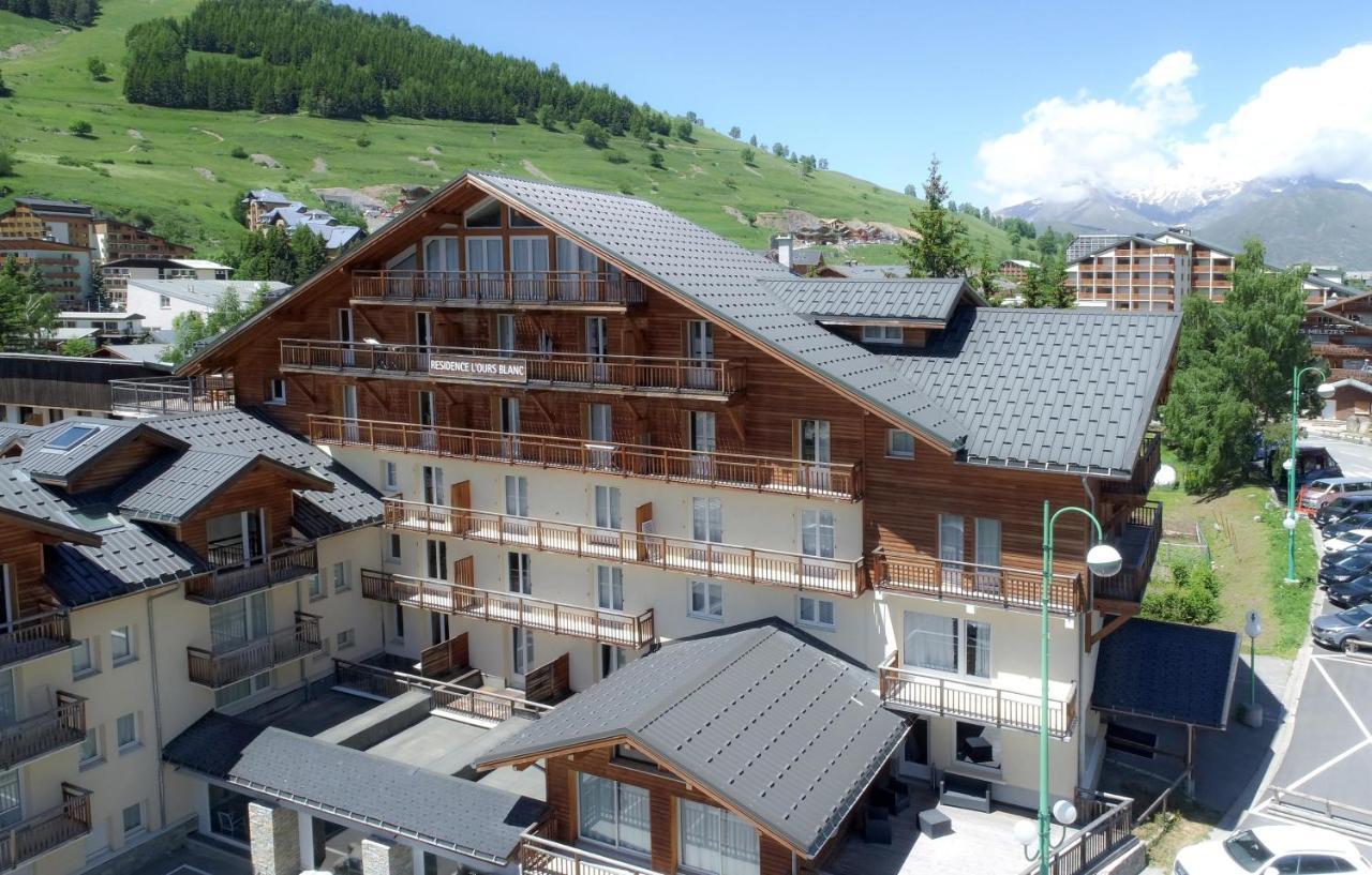 Résidence Odalys L'Ours Blanc Les Deux Alpes Exterior foto